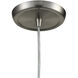 Canonsburg 1 Light 10 inch Satin Nickel Mini Pendant Ceiling Light