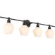 Rochester 4 Light 38 inch Black Wall sconce Wall Light