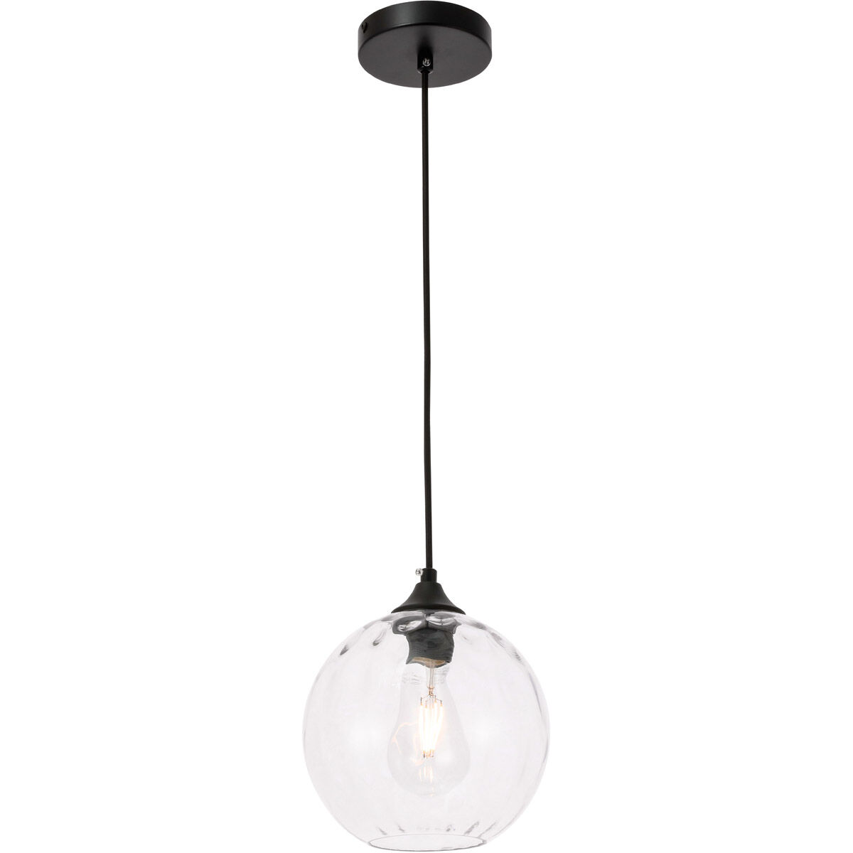 Womelsdorf 1 Light 8 inch Black Pendant Ceiling Light