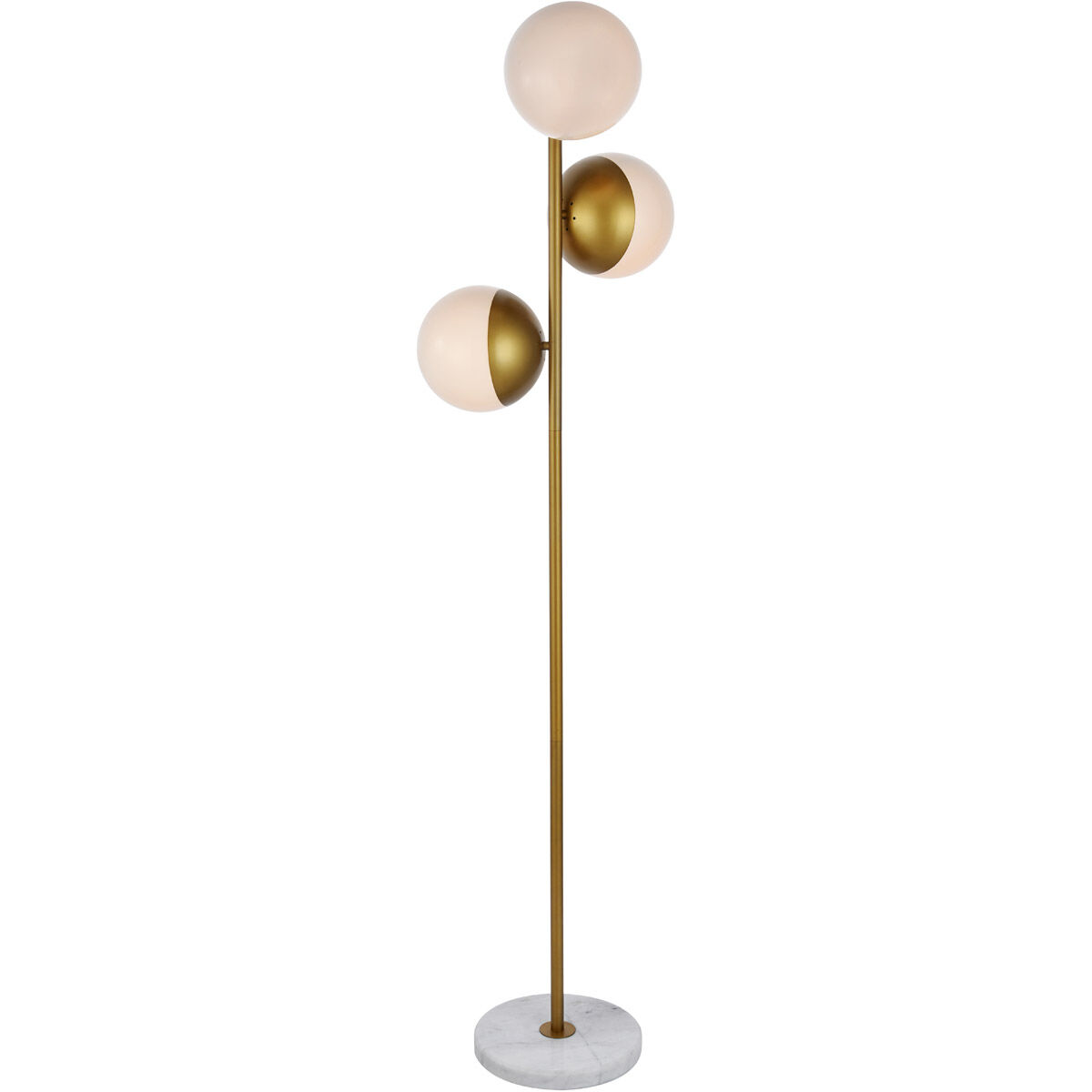 Oyster Bay 66 inch 40 watt Brass Floor Lamp Portable Light