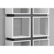 Doylestown White and Grey Bookcase