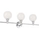 Syracuse 3 Light 28 inch Chrome Wall sconce Wall Light