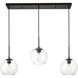 Huntington 3 Light 8 inch Black Pendant Ceiling Light