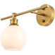 Syracuse 1 Light 14.7 inch Brass Wall sconce Wall Light, Left