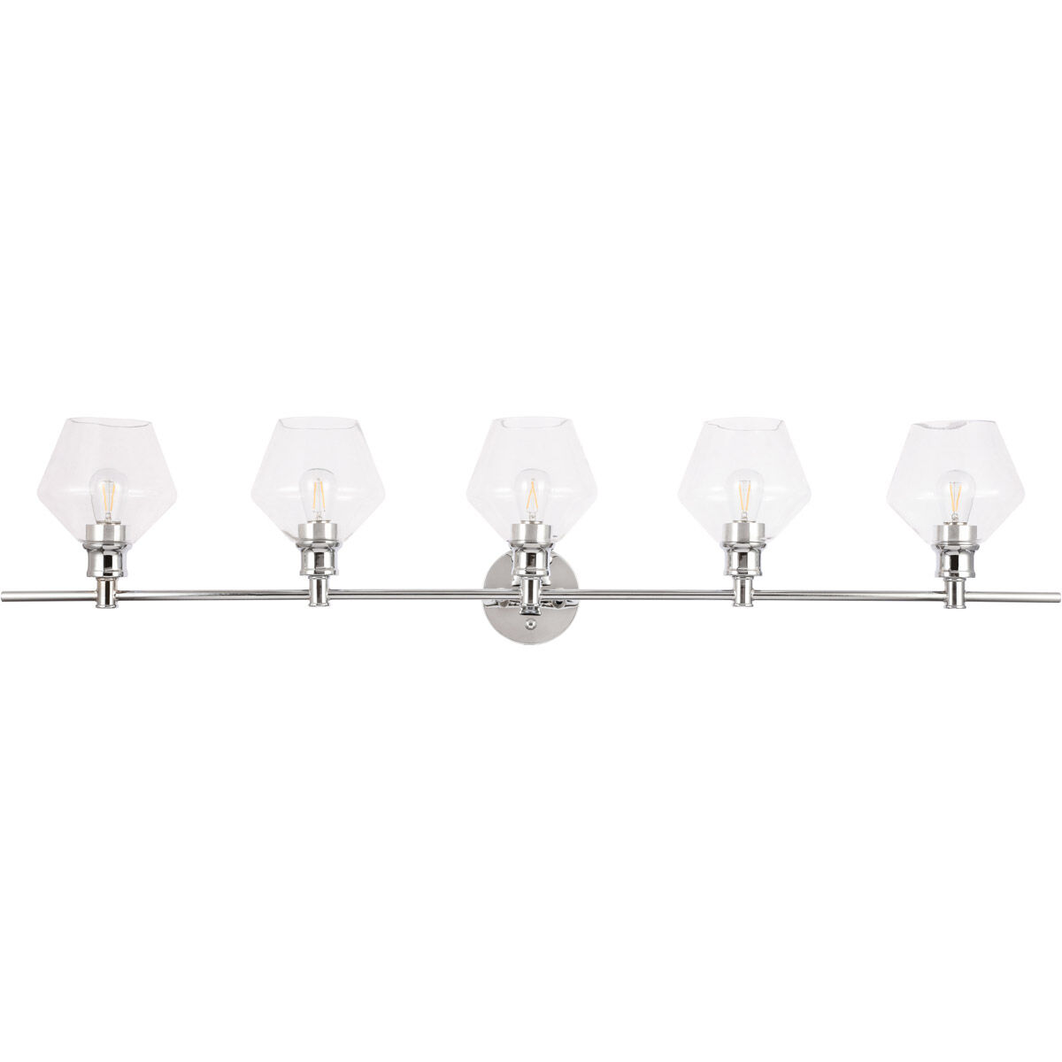 Rochester 5 Light 47 inch Chrome Wall sconce Wall Light