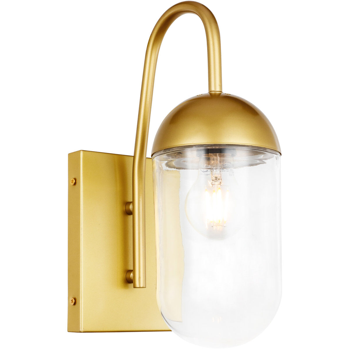 Malta 1 Light 4.8 inch Brass Wall sconce Wall Light