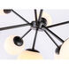 Burnside 9 Light 26 inch Black Pendant Ceiling Light