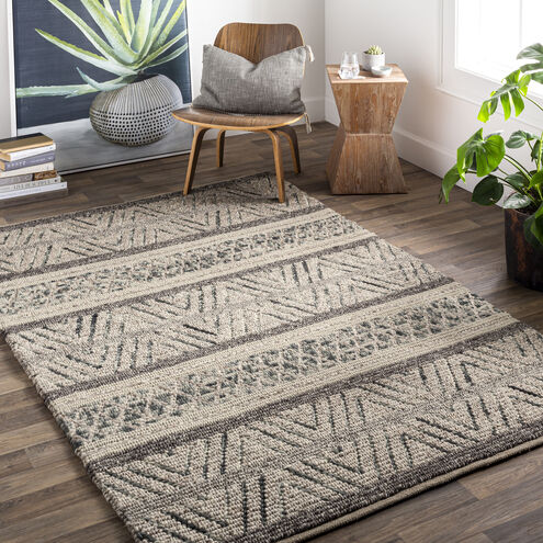 Lewisburg 36 X 24 inch Charcoal Rug, Rectangle