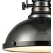 Pittsburgh 3 Light 13 inch Black Nickel Pendant Ceiling Light