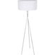 Moreau 66 inch 60 watt Silver Floor lamp Portable Light