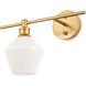 Rochester 1 Light 14.7 inch Brass Wall sconce Wall Light, Left