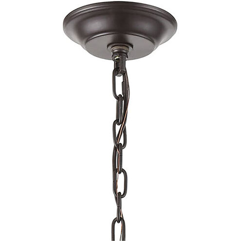 Wright 12 Light 29 inch Oil Rubbed Bronze with Satin Brass Chandelier Ceiling Light