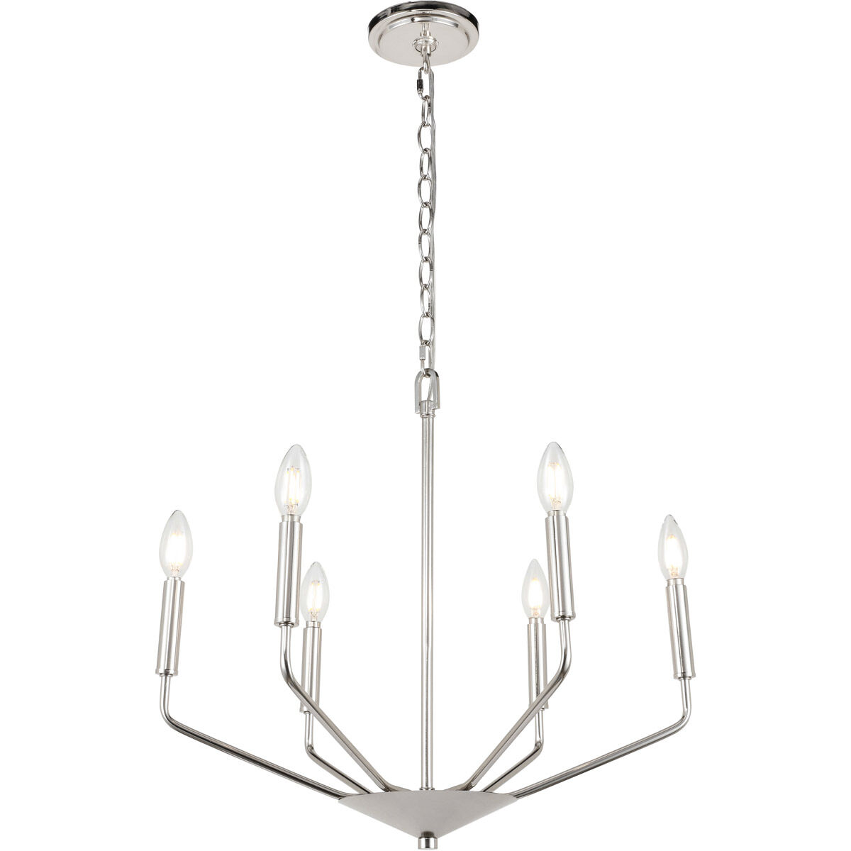 Geneseo 6 Light 22 inch Chrome Pendant Ceiling Light