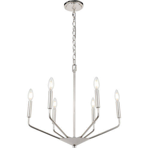 Geneseo 6 Light 22 inch Chrome Pendant Ceiling Light