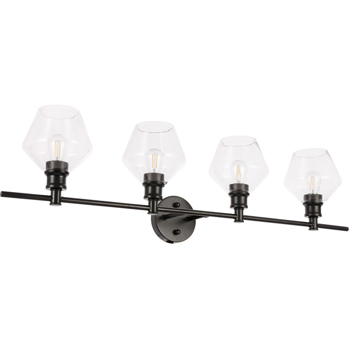Rochester 4 Light 38 inch Black Wall sconce Wall Light