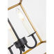 Oyster Bay 3 Light 12 inch Brass and Black Pendant Ceiling Light