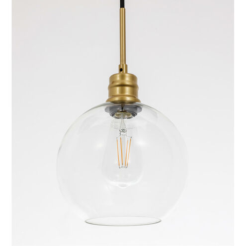 Rensselaer 1 Light 8 inch Brass Pendant Ceiling Light