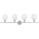 Rochester 4 Light 38 inch Chrome Wall sconce Wall Light