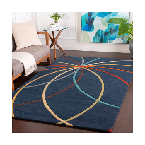 Philadelphia 180 X 144 inch Navy/Burnt Orange/Dark Red/Olive/Dark Brown/Teal Rugs, Rectangle