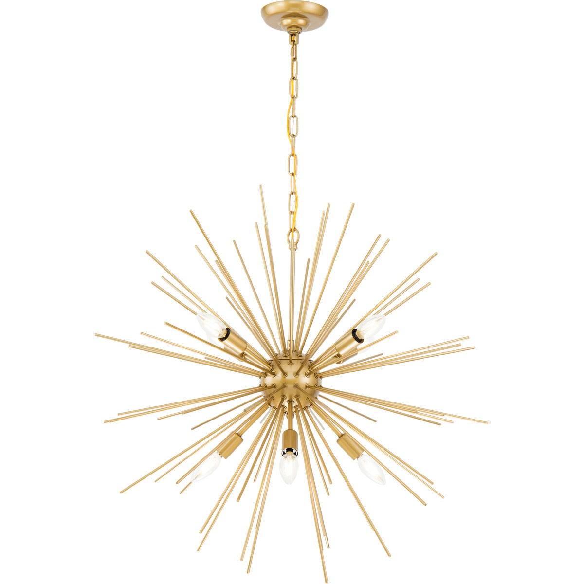Esopus 8 Light 30 inch Brass Pendant Ceiling Light