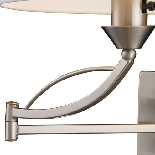 Middletown 24 inch 150 watt Satin Nickel Swingarm Sconce Wall Light