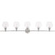 Rochester 5 Light 47 inch Chrome Wall sconce Wall Light