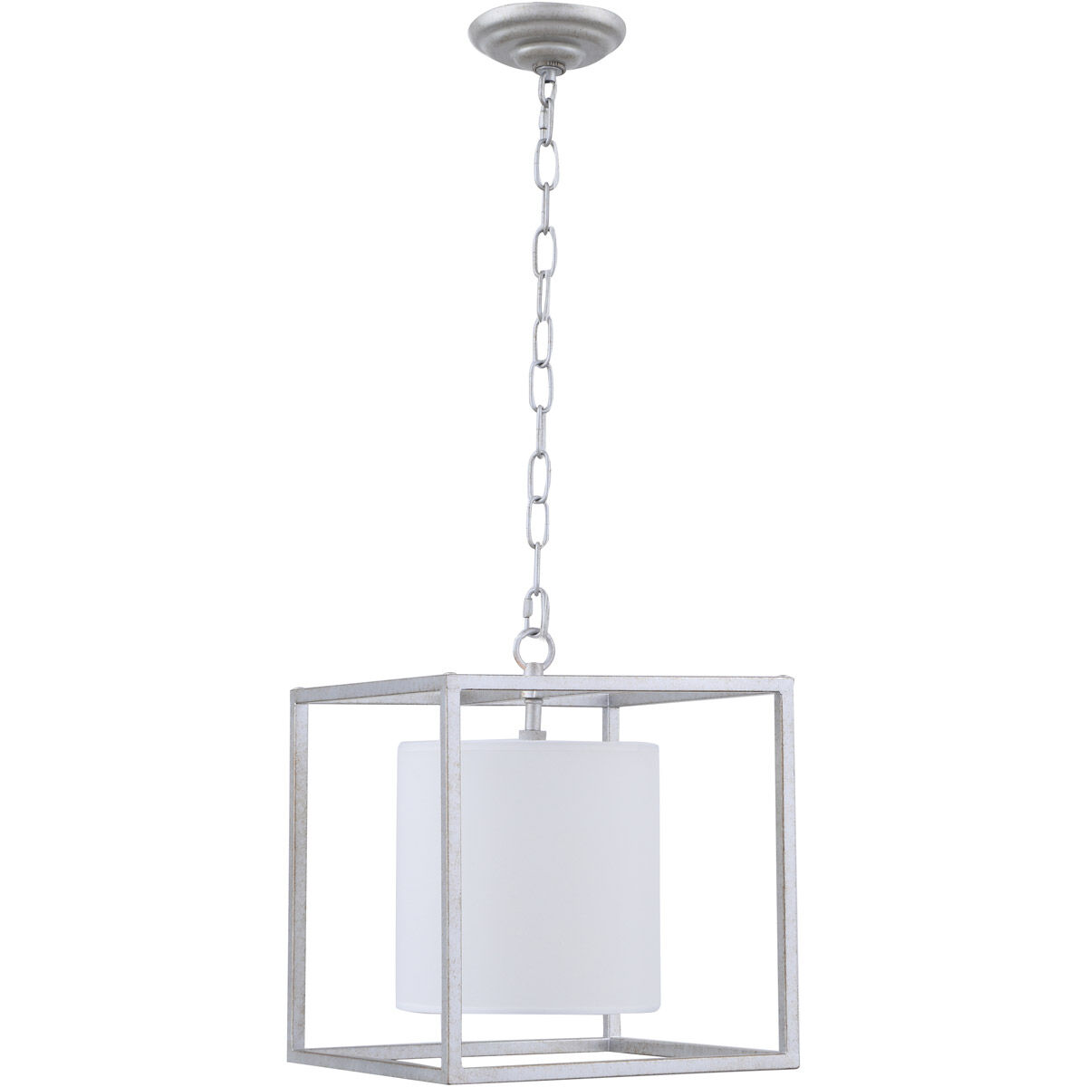 Franklin 1 Light 12 inch Vintage Silver Pendant Ceiling Light