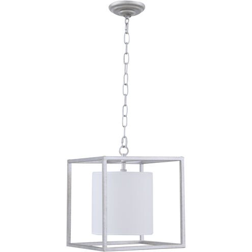 Franklin 1 Light 12 inch Vintage Silver Pendant Ceiling Light