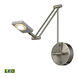 Thornburg LED 5 inch Brushed Nickel Sconce Wall Light