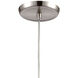 Lycoming 1 Light 5 inch Satin Nickel Multi Pendant Ceiling Light, Configurable