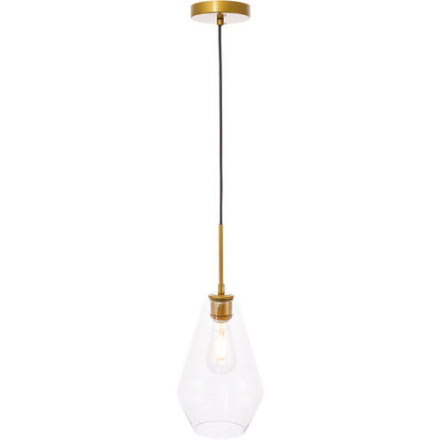Rochester 1 Light 7 inch Brass Pendant Ceiling Light