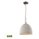 Plumstead LED 12 inch Black Nickel Mini Pendant Ceiling Light