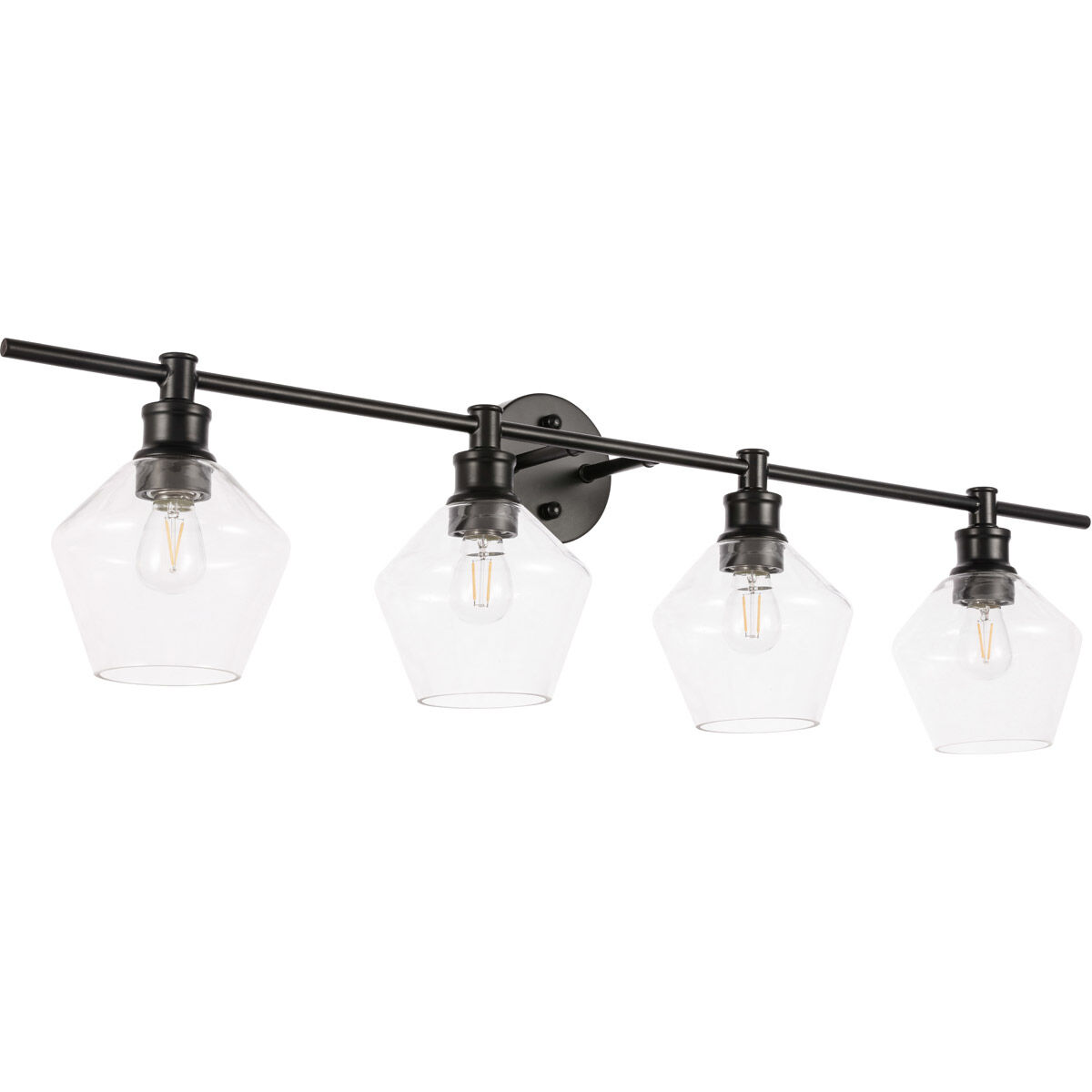 Rochester 4 Light 38 inch Black Wall sconce Wall Light