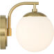 Upper St. Clair 1 Light 6 inch Gold Bathroom Vanity Wall Light