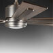 Huntington 60 inch Antique Nickel with Walnut/Driftwood Blades Ceiling Fan, Progress LED