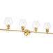 Rochester 4 Light 38 inch Brass Wall sconce Wall Light