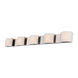 Manlius LED 48 inch Polished Nickel Vanity Light Wall Light
