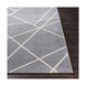 Pittsford 87 X 63 inch Medium Gray/Cream Rugs, Rectangle