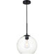 Huntington 1 Light 10 inch Black Pendant Ceiling Light