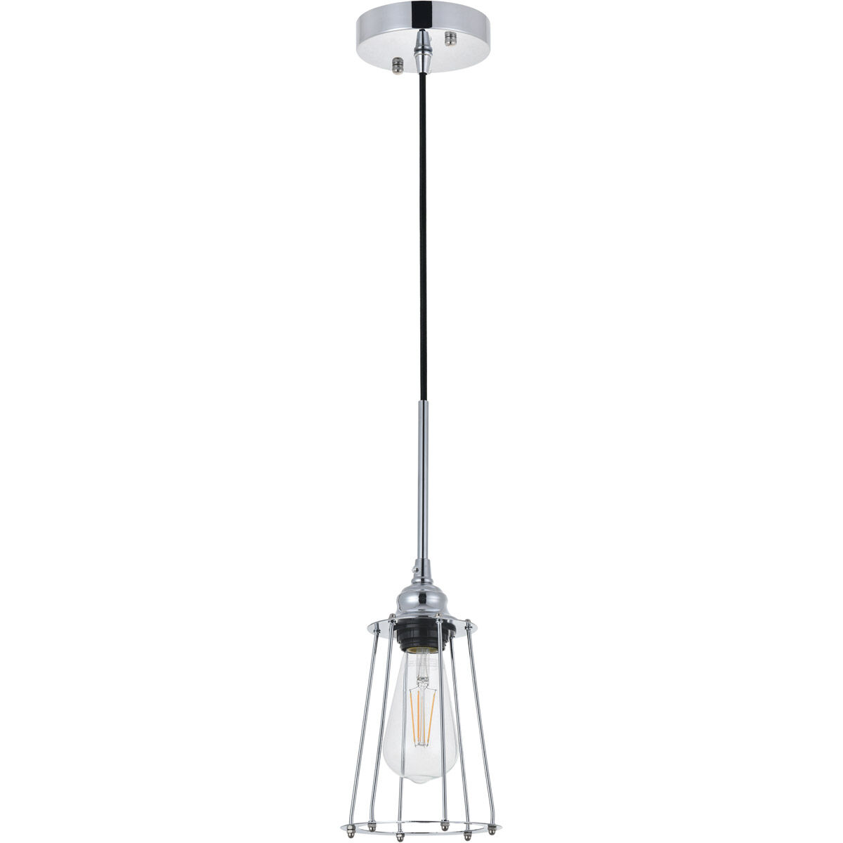 Phoenixville 1 Light 5.3 inch Chrome Pendant Ceiling Light