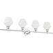 Rochester 4 Light 38 inch Chrome Wall sconce Wall Light