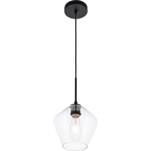 Rochester 1 Light 8 inch Black Pendant Ceiling Light