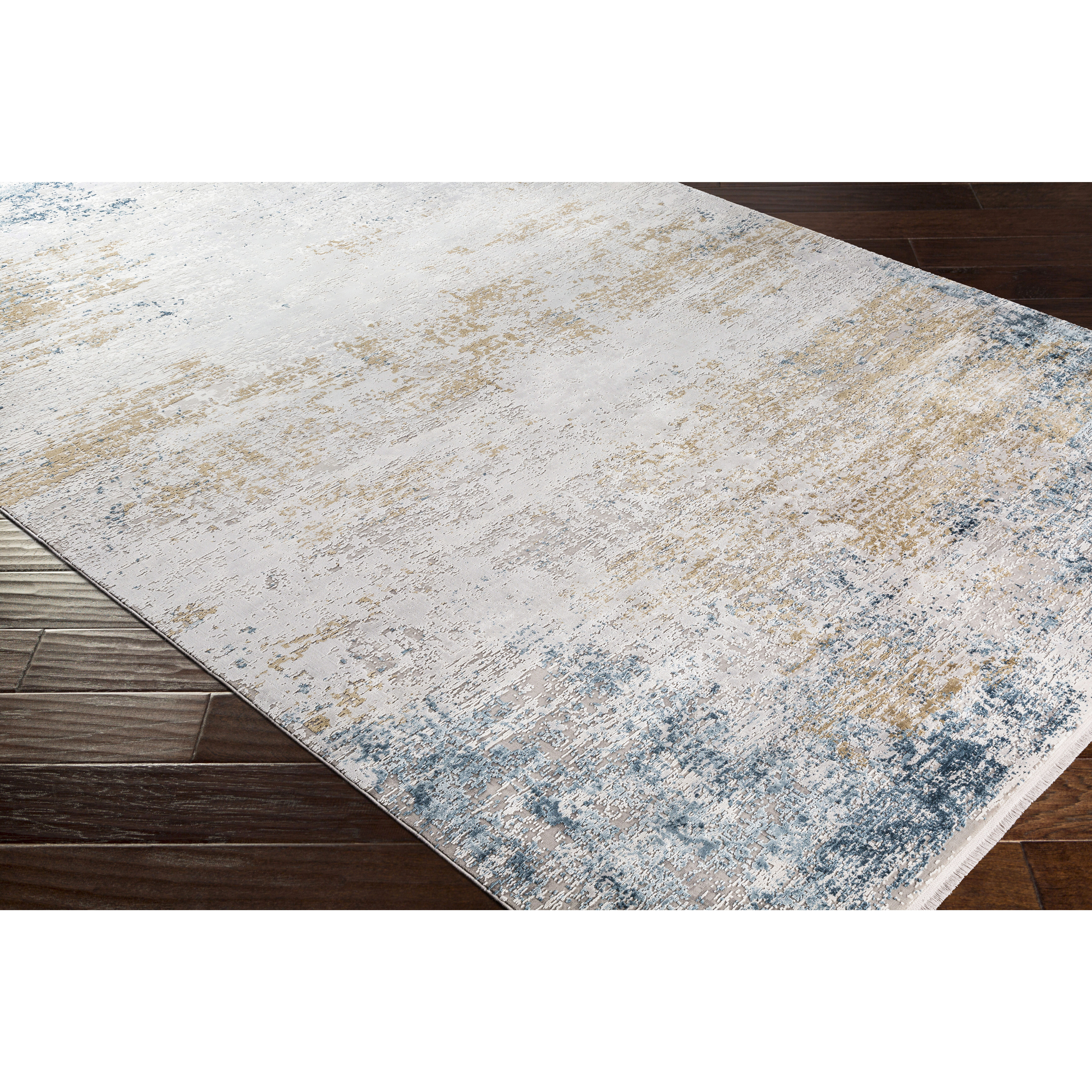 McCandless 134 X 90 inch Sky Blue Rug, Rectangle