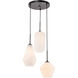 Rochester 3 Light 17 inch Black Pendant Ceiling Light