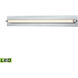 McKean LED 37 inch White with Polished Nickel Vanity Light Wall Light