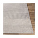 Newburgh 122.05 X 94.49 inch Silver Gray/Gray/Ivory Machine Woven Rug, Rectangle