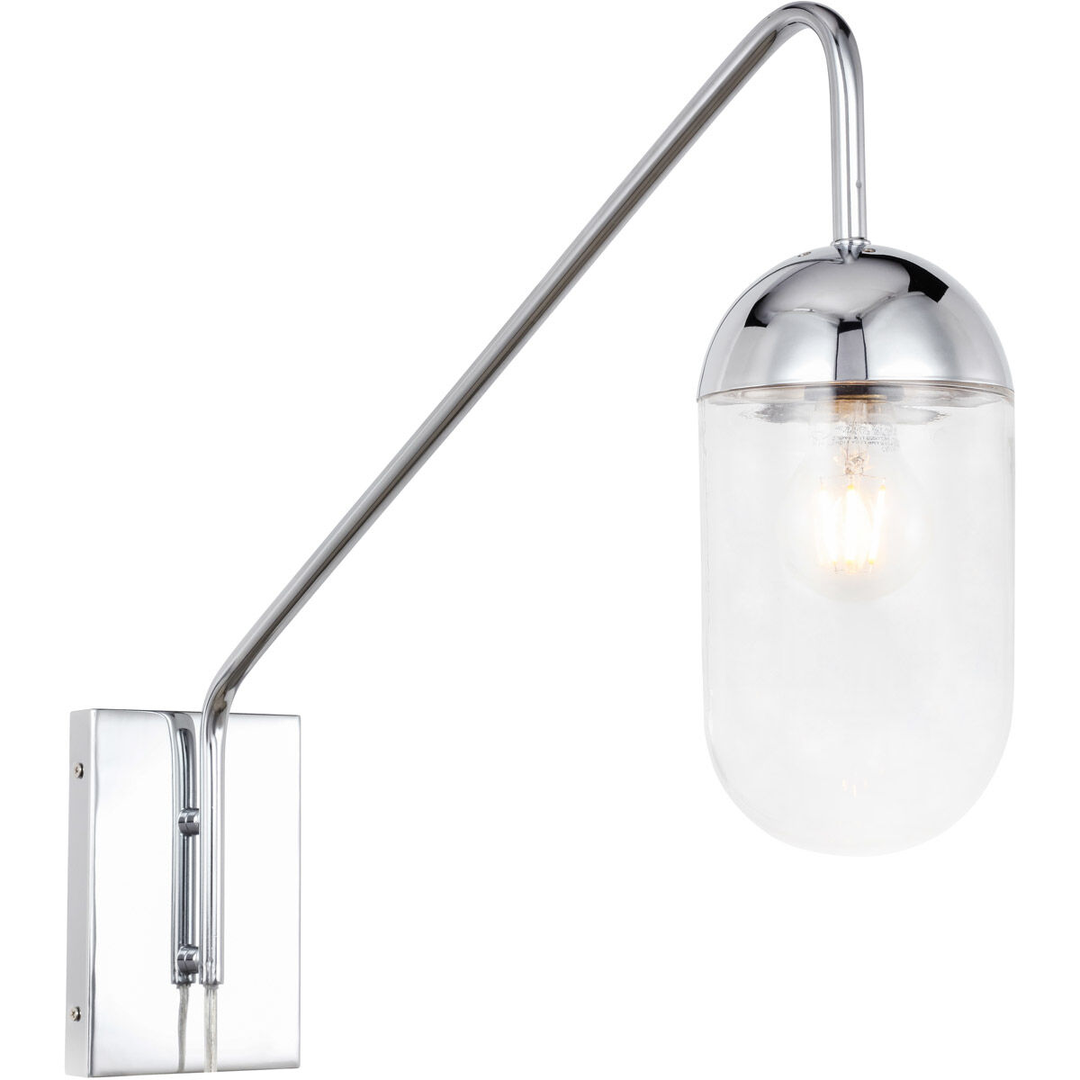 Malta 1 Light 4.8 inch Chrome Wall sconce Wall Light