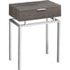 Seneca 23 X 18 inch Dark Taupe Accent End Table or Night Stand