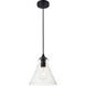 Gwynedd 1 Light 8 inch Black Pendant Ceiling Light