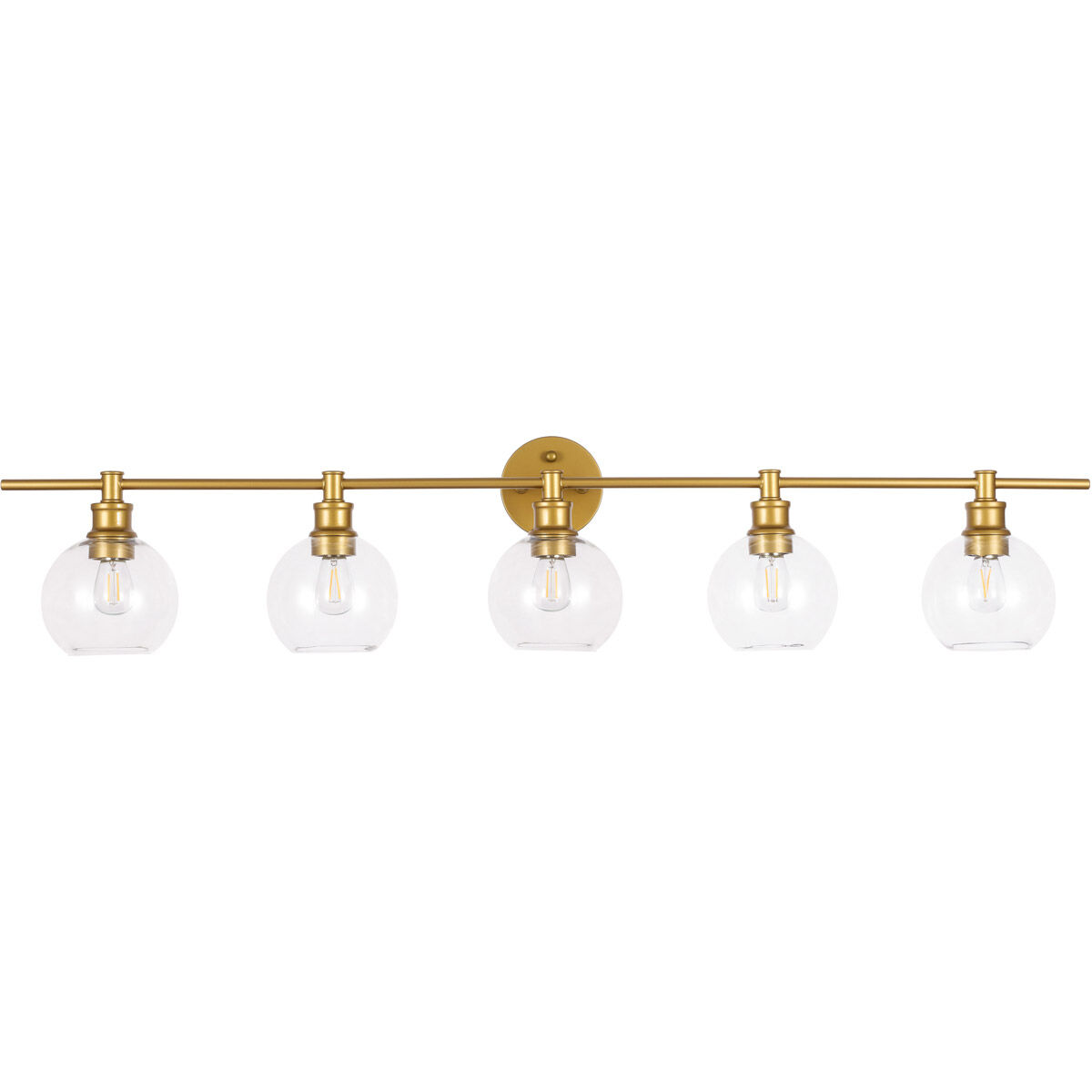 Syracuse 5 Light 47 inch Brass Wall sconce Wall Light